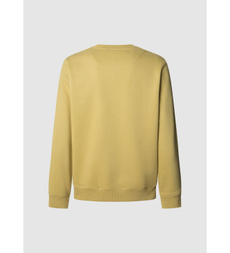 Pepe Jeans Sweatshirt Macbeth Ensfarvet gul