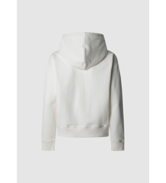 Pepe Jeans Maddy sweatshirt met capuchon wit