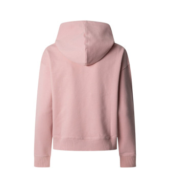 Pepe Jeans Sudadera Maddy con capucha rosa