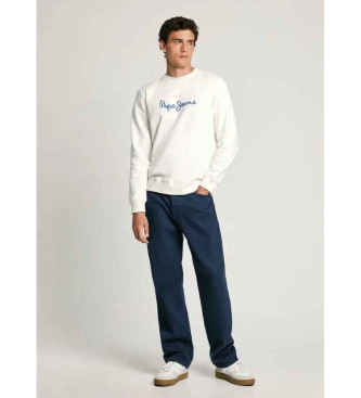 Pepe Jeans Sudadera New Joe Crew blanco