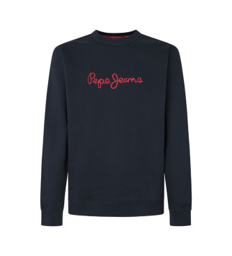 Pepe Jeans Podstawowa bluza New Joe w kolorze granatowym