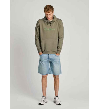 Pepe Jeans Mikina New Joe zelena 