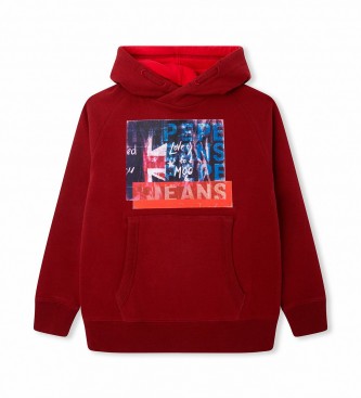Pepe Jeans Omar Red Sweatshirt