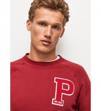 Pepe Jeans Sweat-shirt rouge Pike