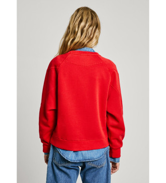 Pepe Jeans Sweat-shirt Reese rouge