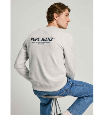 Pepe Jeans Mikina Sam siva