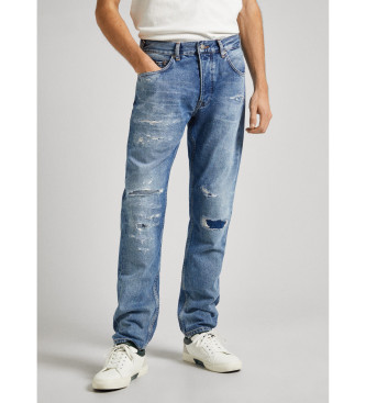 Pepe Jeans Jeans Tapered Repair blau