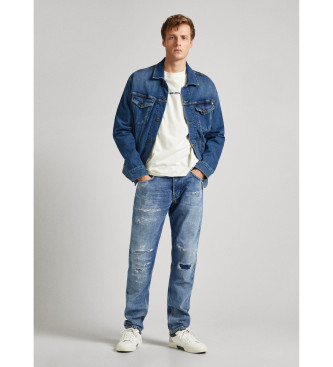 Pepe Jeans Jeans Tapered Repair blau