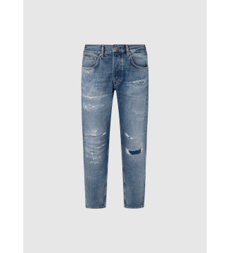 Pepe Jeans Jeans Tapered Repair blau