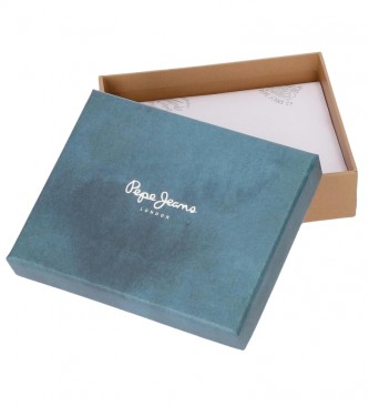 Pepe Jeans Pepe Jeans leather card holder -9,5x7,5x0,5cm- Brown