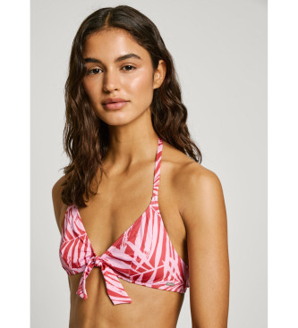 Pepe Jeans Bikini top Leaf red