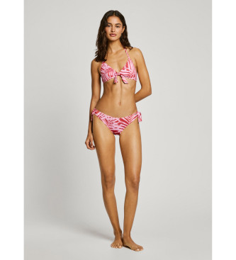 Pepe Jeans Bikini top Leaf red