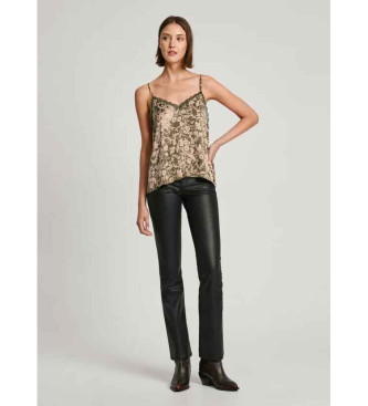 Pepe Jeans Top Piwonia zielona