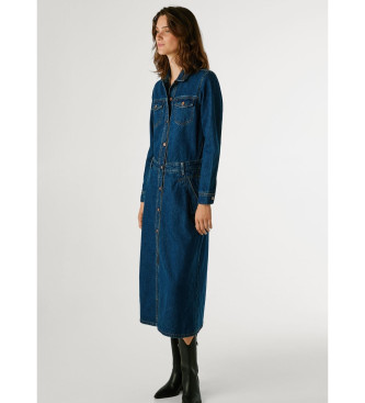 Pepe Jeans Becky obleka mornarsko modra