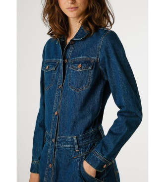 Pepe Jeans Becky obleka mornarsko modra