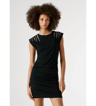 Pepe Jeans Vestido Brilla negro