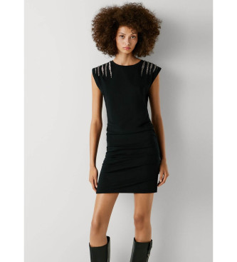 Pepe Jeans Vestido Brilla negro
