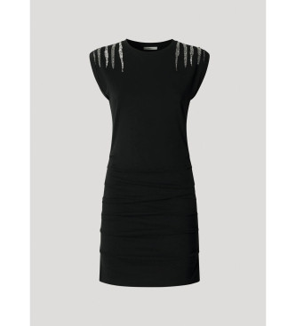 Pepe Jeans Vestido Brilla negro