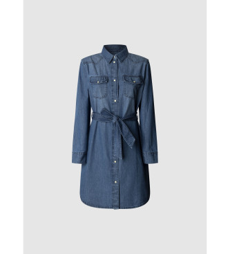 Pepe Jeans Victoria blauw overhemd