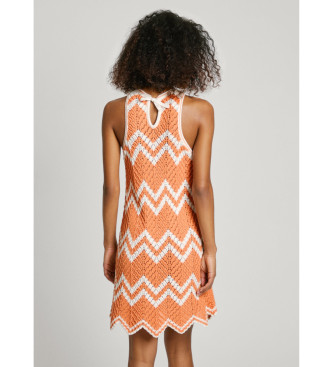 Pepe Jeans Short dress Oriana orange