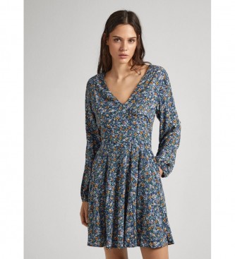 Pepe Jeans Jayla Embroidered Dress [PG951203] Blue 10 in Delhi at best  price by London Pape Jeans - Justdial