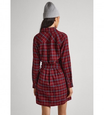 Pepe Jeans Karola dress maroon