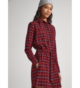 Pepe Jeans Karola dress maroon