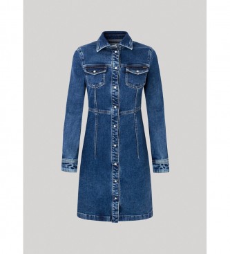 Pepe Jeans Lacey klnning bl