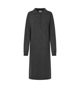 Pepe Jeans Vestido Polo Haddie gris oscuro