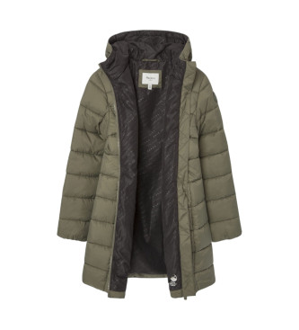 Pepe Jeans Vivian Mantel Lang Groen