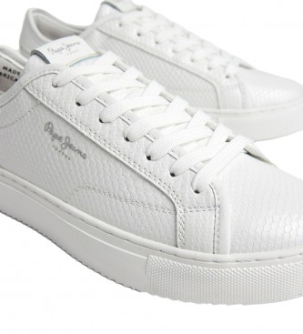 Pepe Jeans Sneakers Adams Snakey bianche