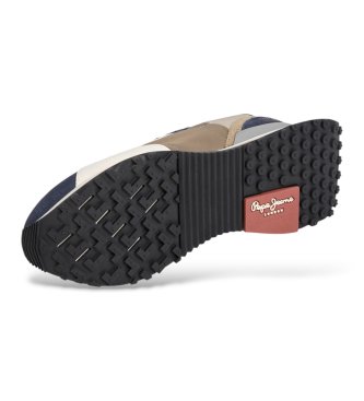 Pepe Jeans Brown Archer Combi sneakers