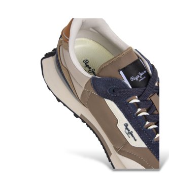 Pepe Jeans Brown Archer Combi sneakers