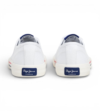 Pepe Jeans Sneakers Brady Basic di colore bianco azzurrato