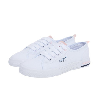 Pepe Jeans Turnschuhe Brady Basic wei