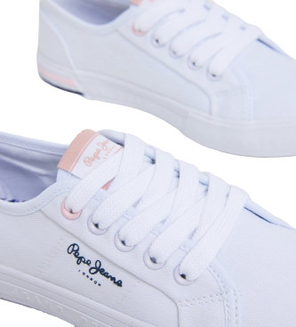 Pepe Jeans Turnschuhe Brady Basic wei