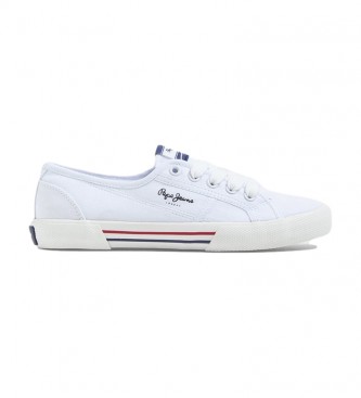 Pepe Jeans Brady Basic white sneakers