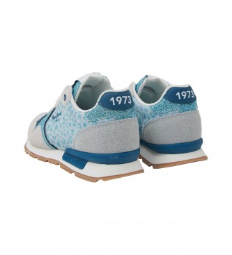 Pepe Jeans Brit Animal blue slippers