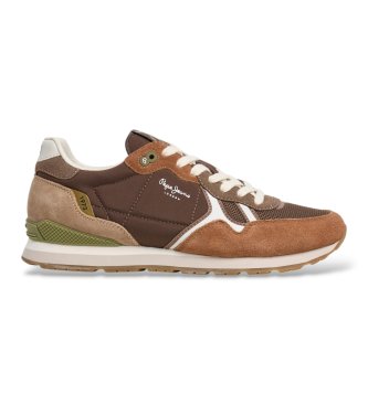Pepe Jeans Brit Boost sneakers brun