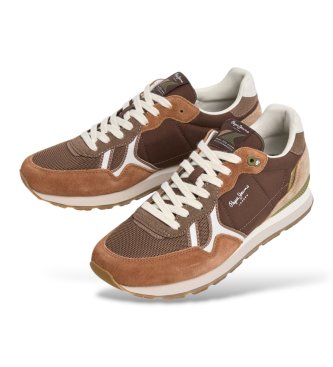 Pepe Jeans Brit Boost sneakers brun