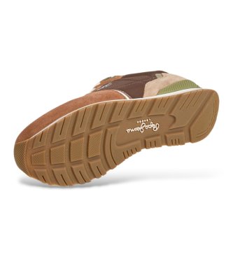 Pepe Jeans Brit Boost sneakers brun
