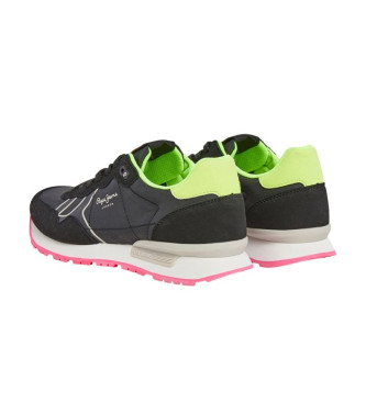 Pepe Jeans Brit Neon sko sort