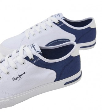 Pepe Jeans Kenton Road Basic Shoes blanc, bleu