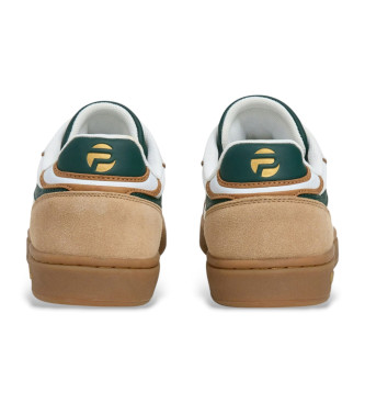 Pepe Jeans Sneakers Clay Class, bianche e verdi