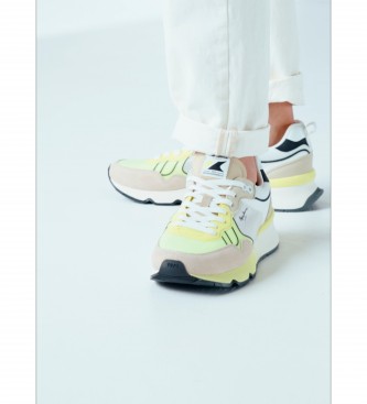 Pepe Jeans Brit Pro Neon Combination Shoe Yellow