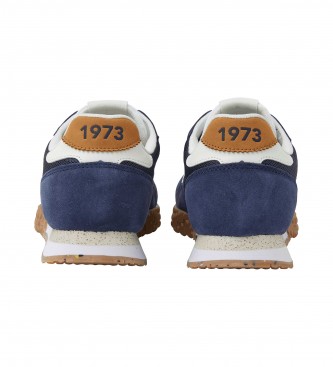 Pepe Jeans Navy Retro Suede Combination Sneakers