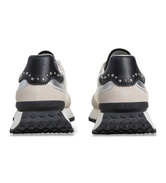 Pepe Jeans Archer Iron white leather sneakers