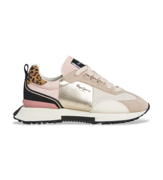 Pepe Jeans Sneakers in pelle beige Archer Wilder