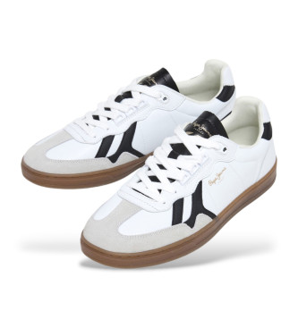 Pepe Jeans Zapatillas de piel Ball Class blanco