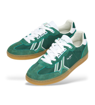 Pepe Jeans Ball fun sneakers in pelle verde